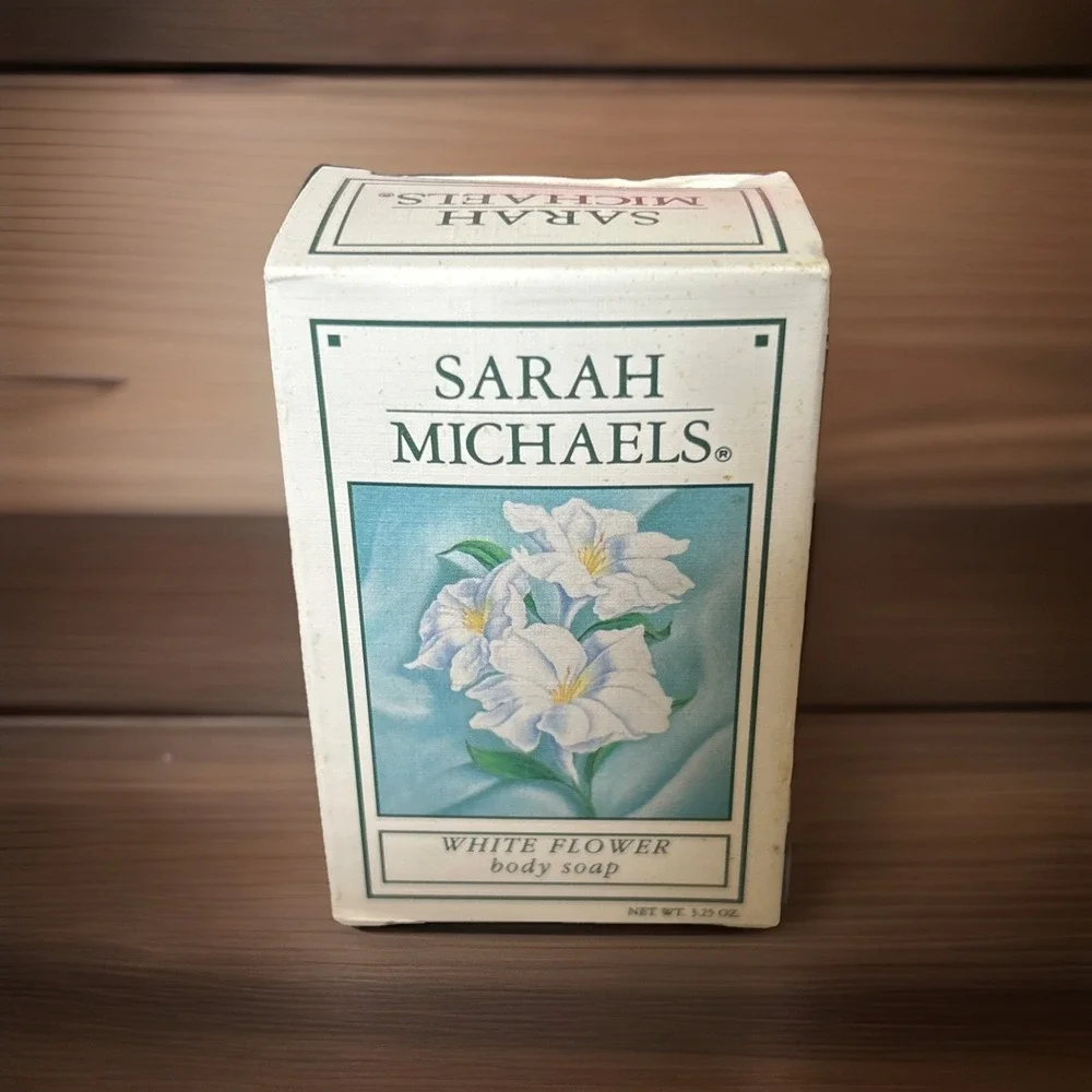 VTG 90s‎ Sarah Michaels SOAP White Flower New New in Box Discontinued